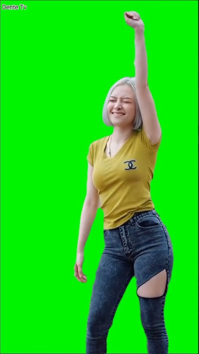 Green screen cewek tik tok viral