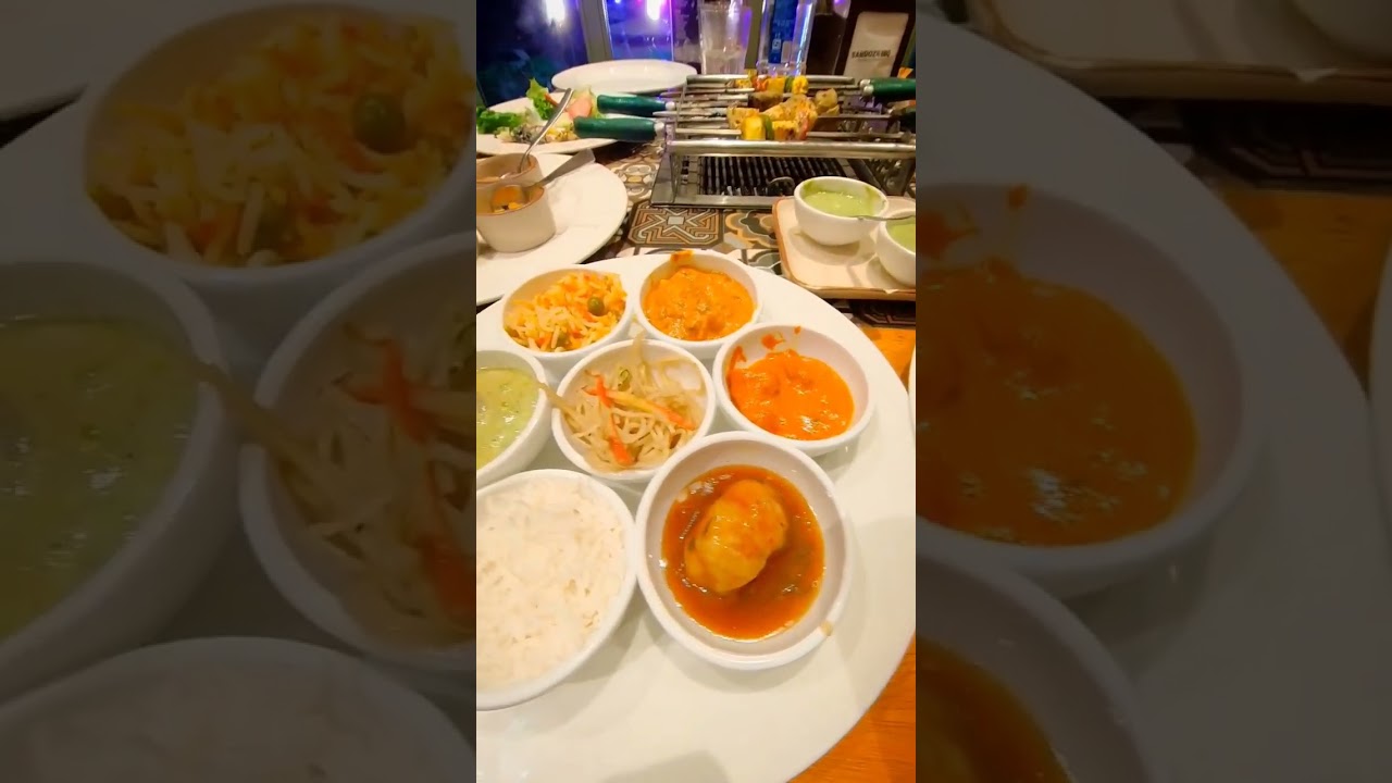 Unlimited food paneer lababdhar chole gobi sabzi kofta sabzi dal makhani