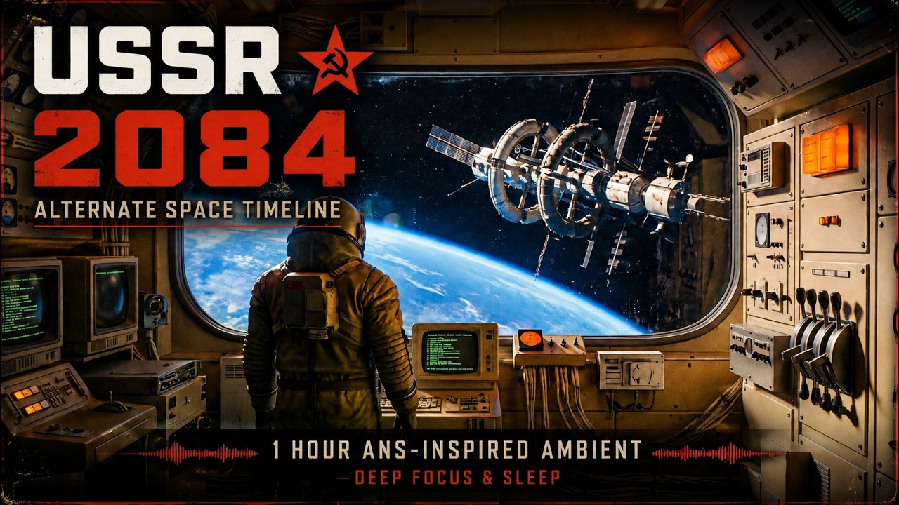 Guarda USSR 2084: Alternate Space Timeline 🚀 1 Hour ANS-Inspired Ambient | Deep Focus & Sleep su YouTube Guarda USSR 2084: Alternate Space Timeline 🚀 1 Hour ANS-Inspired Ambient | Deep Focus & Sleep su YouTube