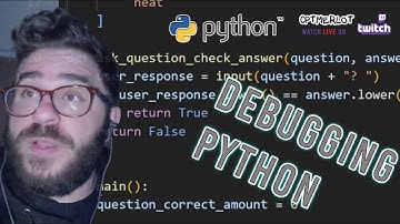 Debugging Python with VScode.