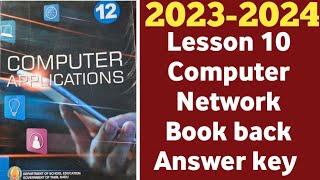 12th CA | Chapter 10 | 2023 | Computer network Book back Questions and Answers