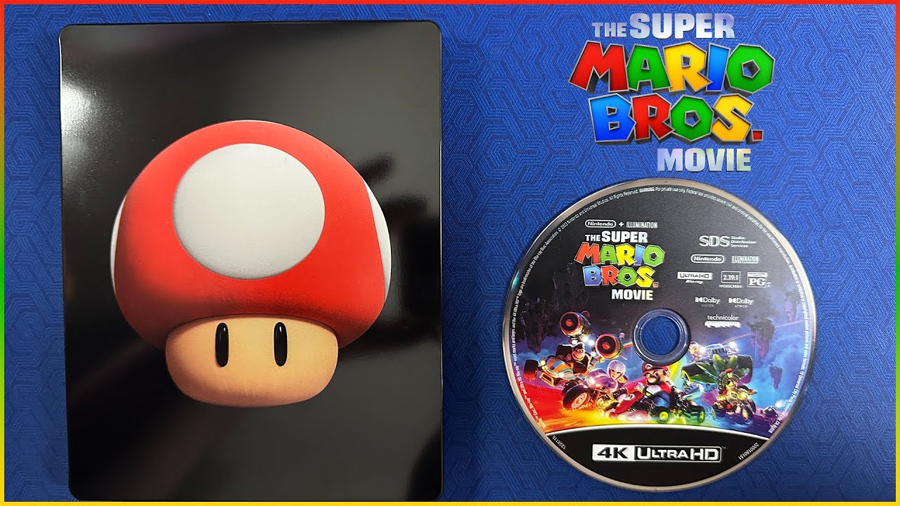 Where To Buy Super Mario Bros. Movie DVD, Blu-ray And 4K Steelbook