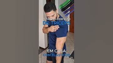 COMO EU DEIXEI MEU TRÍCEPS GIGANTE TREINANDO EM CASA COM ELÁSTICOS