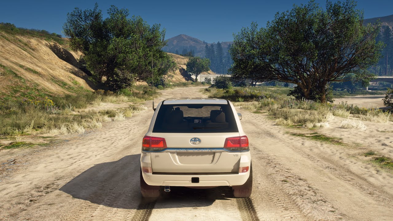 GTA V Real Life Mods 'Toyota Land Cruiser 2020' Logitech G29 Steering