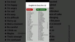 speak like native #English is easy bro #shorts #youtube #youtubeshorts #englishshorts