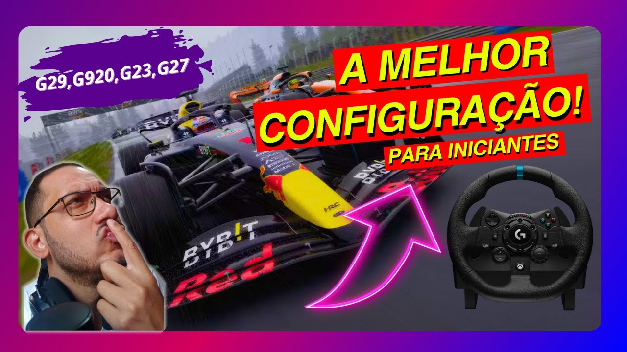 Como CONFIGURAR O F1 PARA o VOLANTE LOGITECH G920/G29/G23/G27