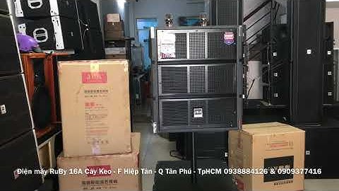 Loa di động Line Array liền công suất RUBY- Âm Thanh Nhập Khẩu