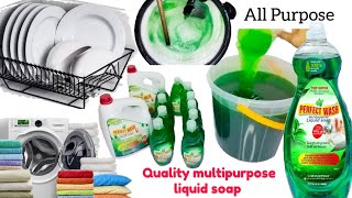Secret Tips Of How To Make A Quality Transparent Multipurpose Liquid Soap 4 Sale & For Personal Use