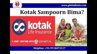 Kotak Sampoorn Bima_Kotak Saving+Insurance...