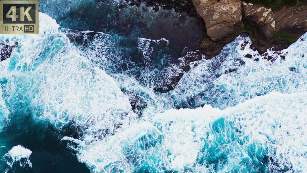 Calm Focus Piano | Ocean Ambience for Work | Energy Boost