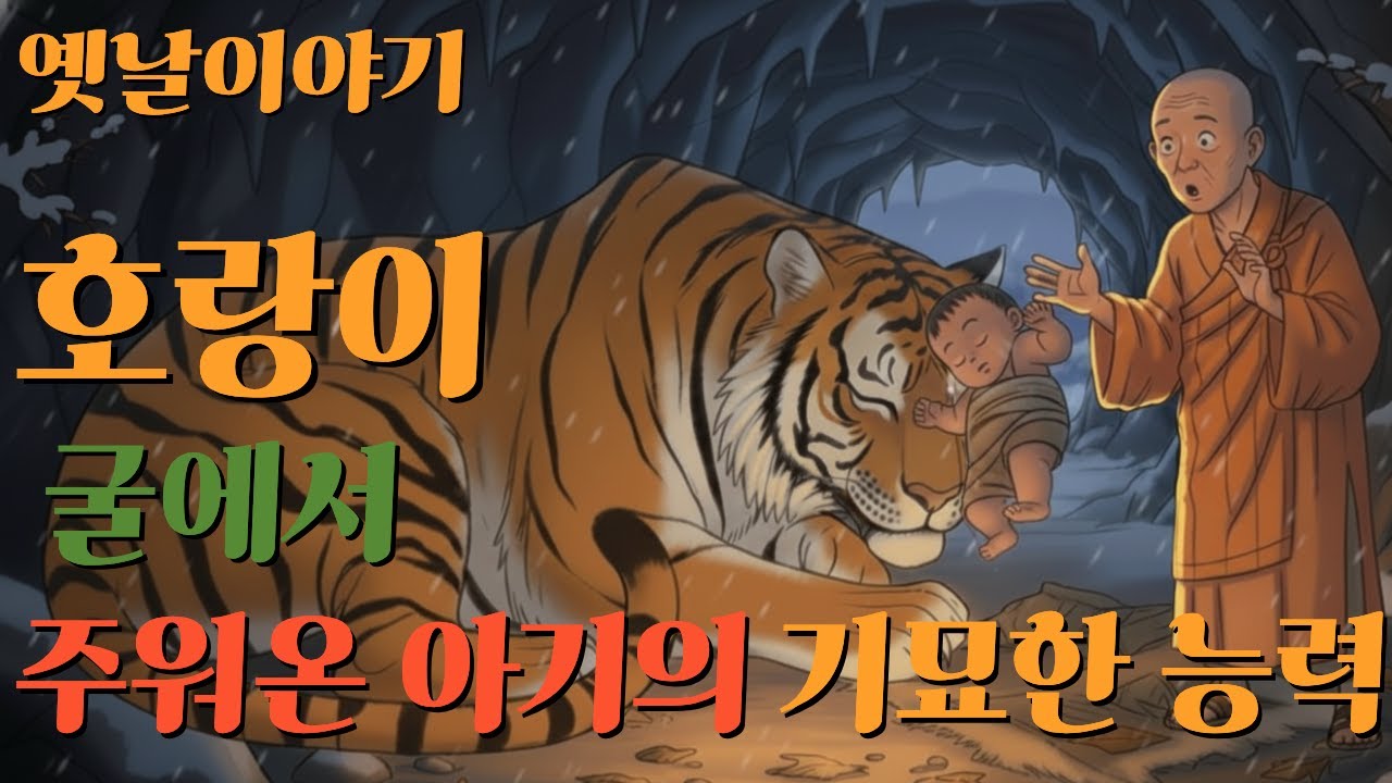 4.호랑이 굴에서 주워온 아기의 기묘한 능력   /설화/민담/야담/사연/옛날이야기/오디오북