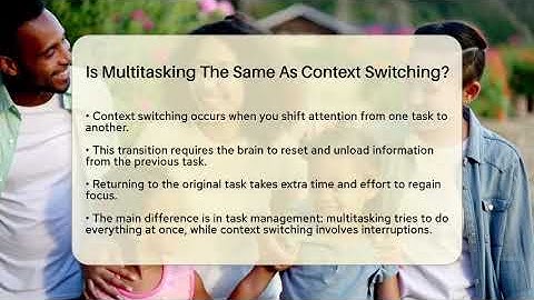 Is Multitasking The Same As Context Switching? - The Personal Growth Path