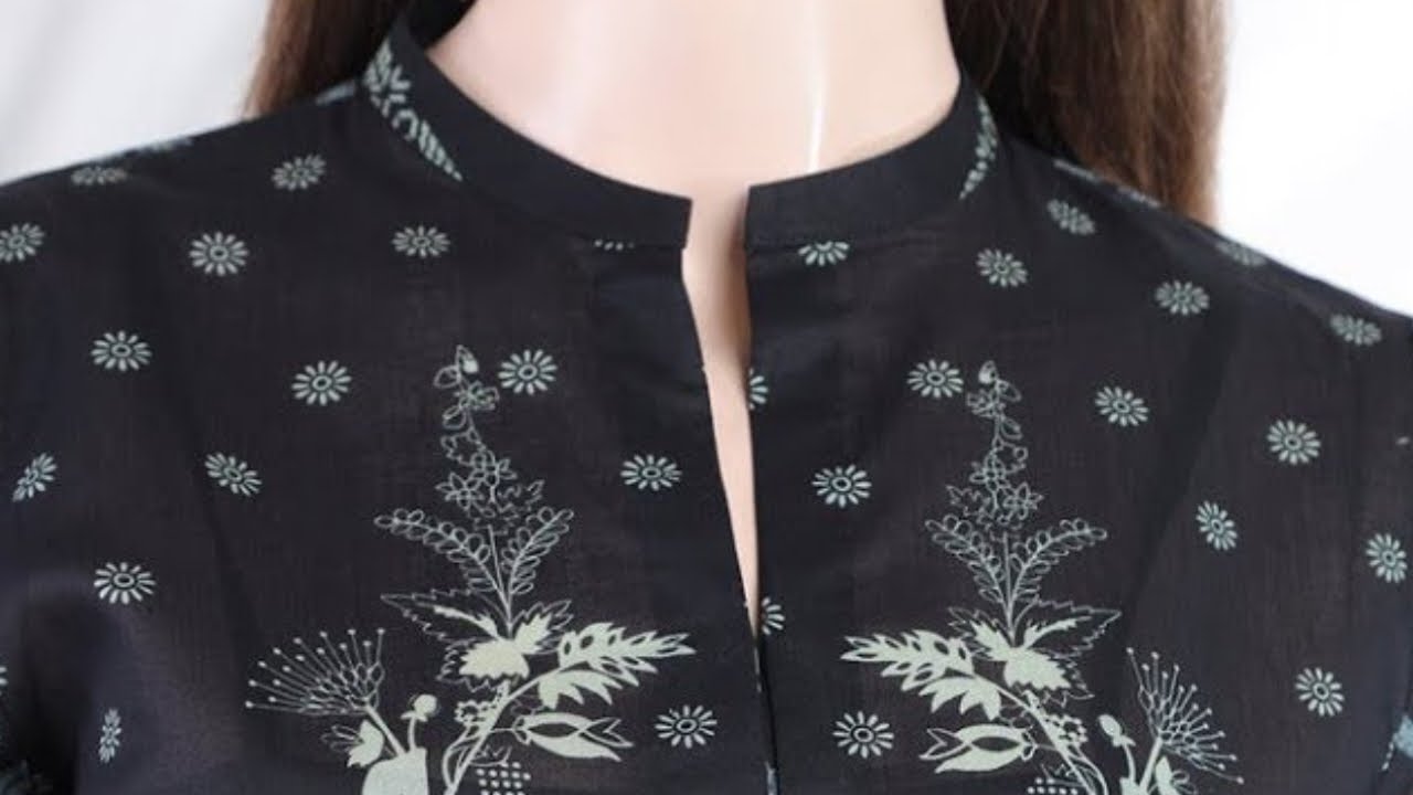 Collar Neck Kurti Cutting and Stitching | Kurti Cutting and Stitching |Collar Neck Cutting stitching