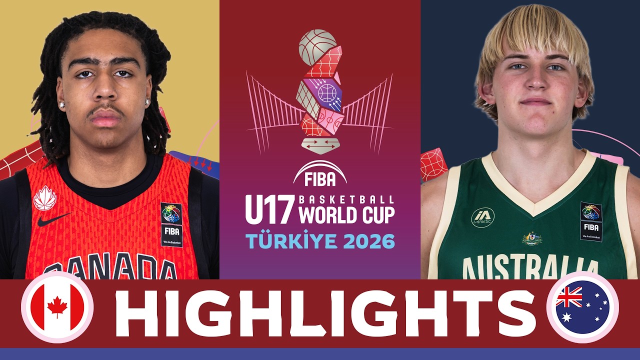 Canada ๐จ๐ฆ vs Australia ๐ฆ๐บ | QUARTER-FINALS HIGHLIGHTS | FIBA U17 Basketball World Cup 2026
