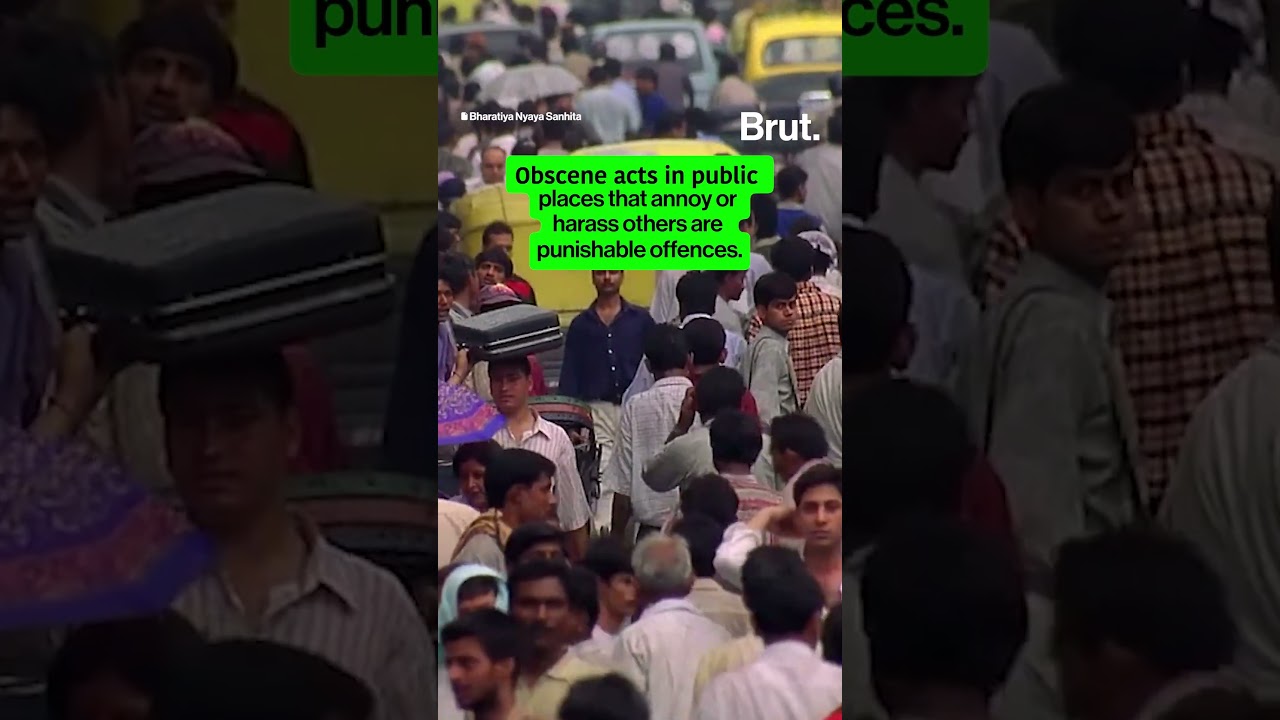 A viral video showing two men making lewd gestures at a family in Noida led to their arrest.