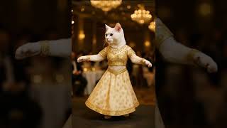  Shining In Gold Her Engagement Celebration  cat ai bellydancing youtubeshorts catlady cat