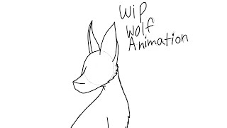 WIP Wolf Walking animation