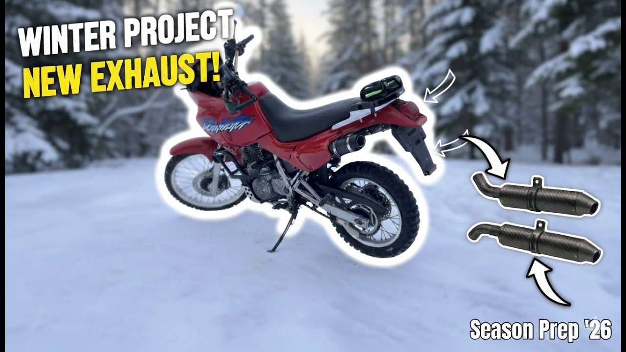 The Honda NX650 Dominator Finally Sounds Like a Beast! | Winter Build EP.1
