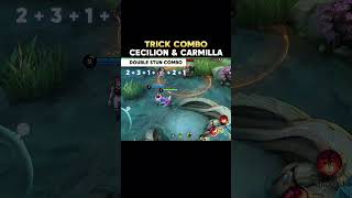 COMBO Carmilla & Cecileion Passive Trick #mlbb