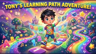 Tony’s Learning Path Adventure! 🌈📚 | Fun Educational Journey, Skills Building & Kids Learning Video