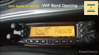 VHF 6 METER LARGE NORTH AMERICAN OPENING! YAESU FT-8900R #vhf #hamradio #yaesu
