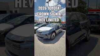 2026 TOYOTA CROWN SIGNIA HYBRID LIMITED | EXTERIOR DESIGN | STORM CLOUD