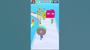 Layer Man game Level 21🎯#shorts #games #trainrunning #funny #racinggame 🤣@Queenlobonika😈😈😈