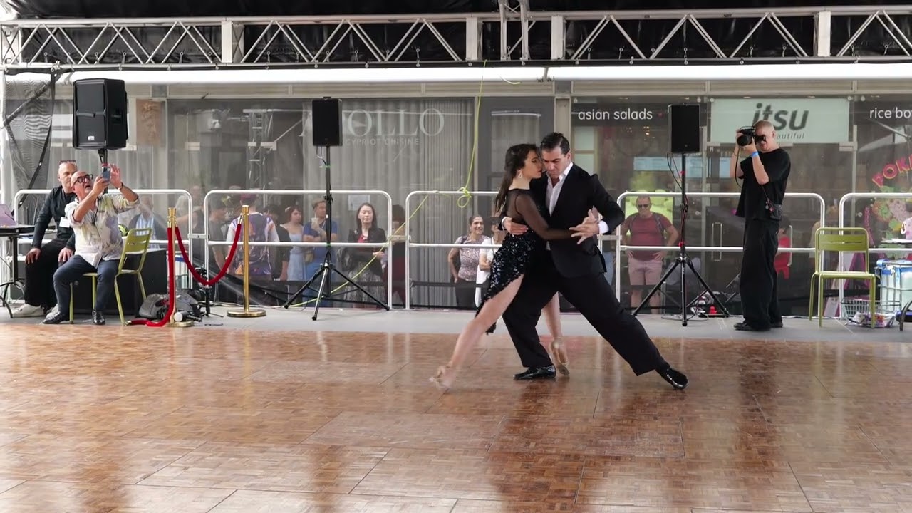 Emma Lucia Reyes and David Chartoriski Tango performance 1 - Brunswick Centre World Dance Fest 2025
