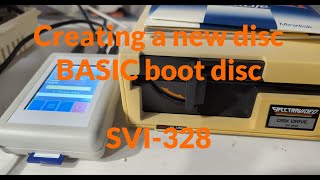 Making a disc BASIC boot disc (SVI-CAS)