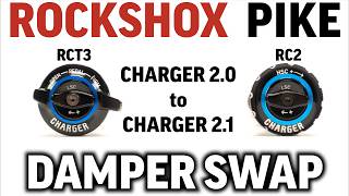 Rockshox Pike Charger 2.0 RCT3 Damper to Charger 2.1 RC2 swap guide. Better late than never 👍