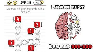 brain test tricky puzzles level 211 212 213 214 215 216 217 218 219 220 walkthrough