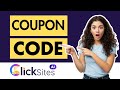 ClickSites AI Coupon Code 2025 | clicksites ai promo code | Save on AI Website Builder Tools
