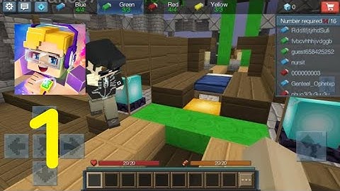 Blockman Go:BM Gameplay Walkthrough Part 1 - Bed Wars (Android, iOS)