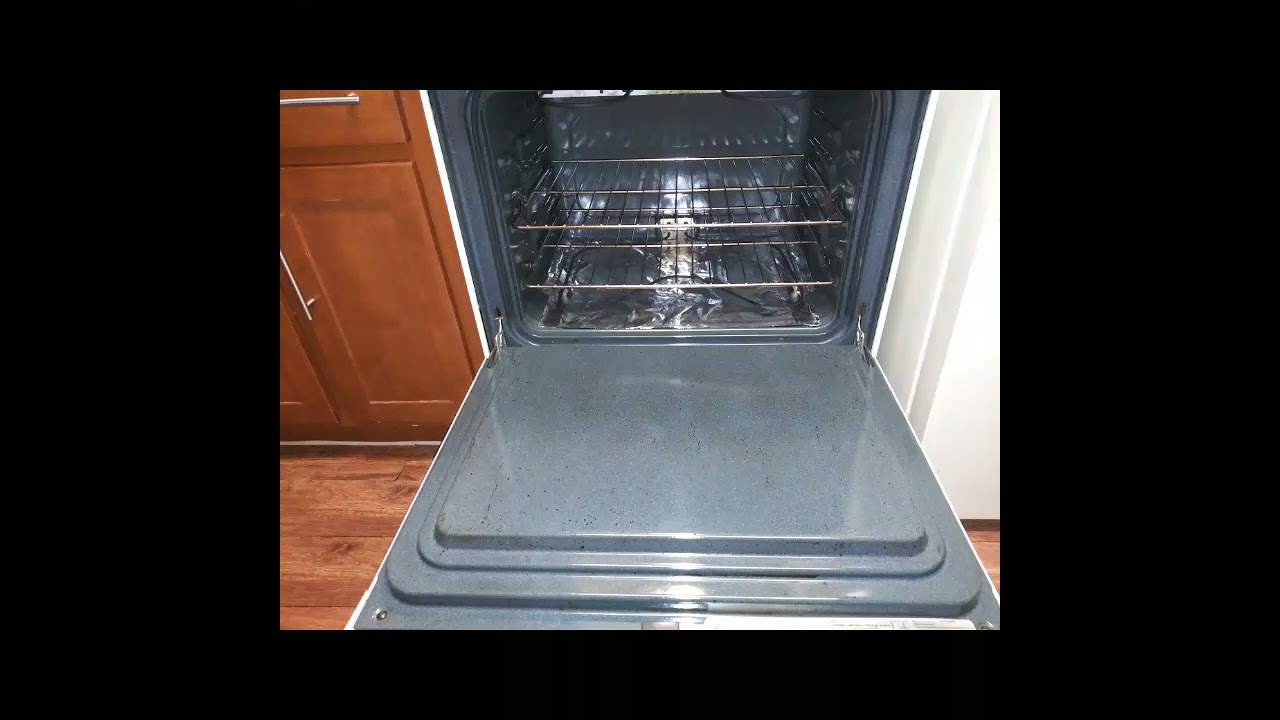 The oven is all Clean Now.