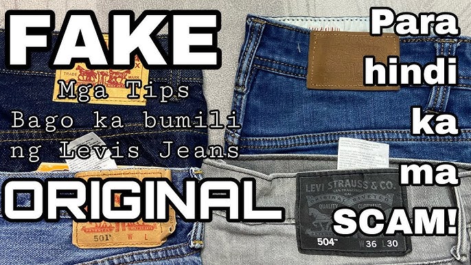 How to spot a fake Levi's Jeans | Levi's 501 Original Jeans | Fit | Mens Levi's  Jeans - YouTube