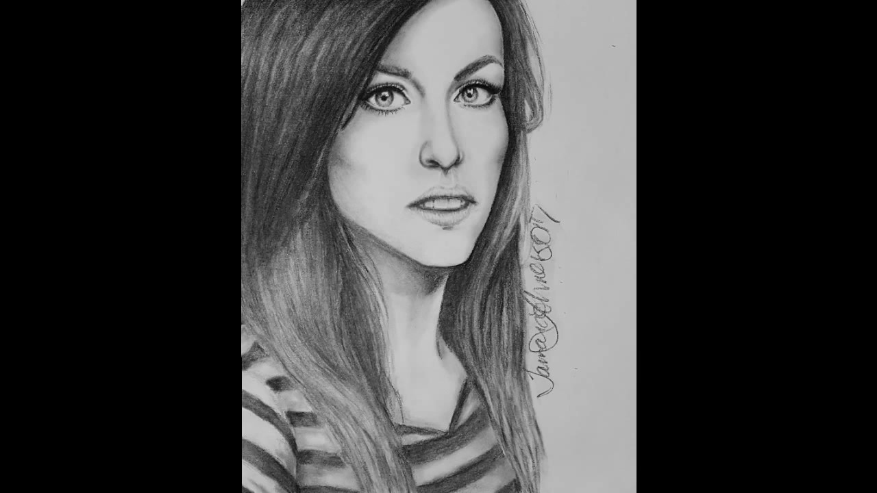 Drawing a Realistic Face | Part 2: Hair, Neck, & Shoulders ...