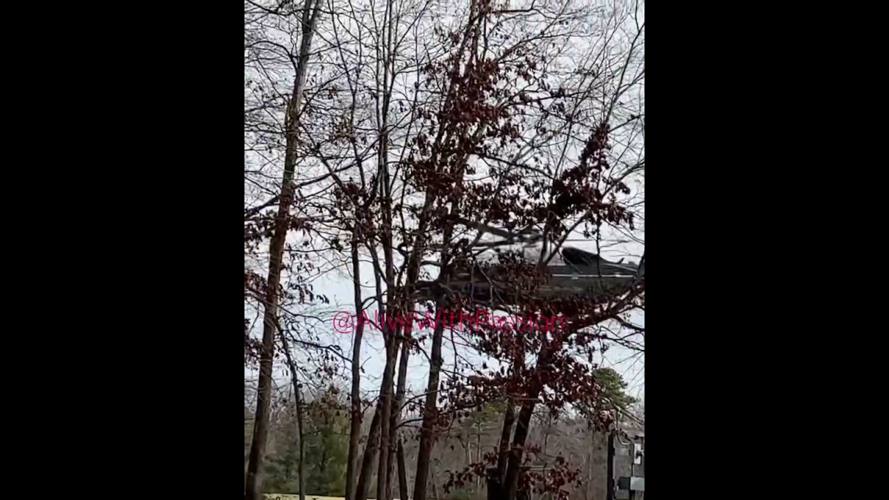 Marine One Departing.   