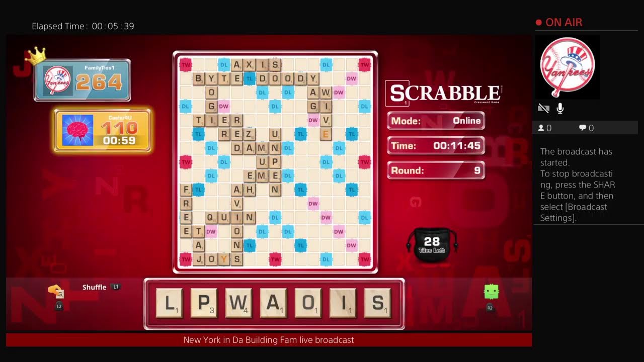 Scrabble Fam vs cash smashing  game 3