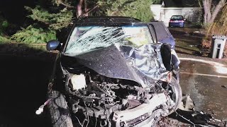 Driver dies in single-car crash on Riverside