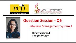 Task 06 | The Update Query Statement | 1st Year | Java Institute | Hiranya Semindi