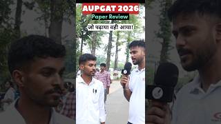 AUPGAT 2026 Paper Review | कैसा रहा पेपर 😍 #targetgurukul #pgat2026