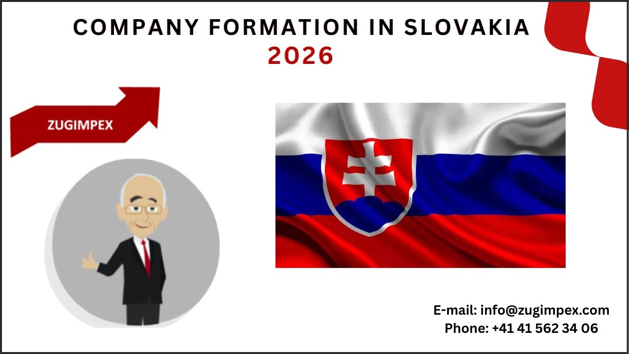 Company Formation in Slovakia 2026 - by Zugimpex