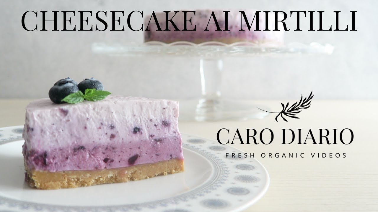🇺🇸 CHEESECAKE SENZA COTTURA NÈ GELATINA AI MIRTILLI | Il Ricettario #16