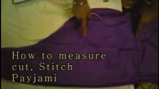 How to measure, stitch churidar Payjami full