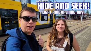 We played hide and seek on the opening day of Gold Coast Light Rail stage 3! [Teaser]