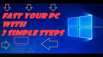 How to make your pc/laptop run faster (3 simple steps)