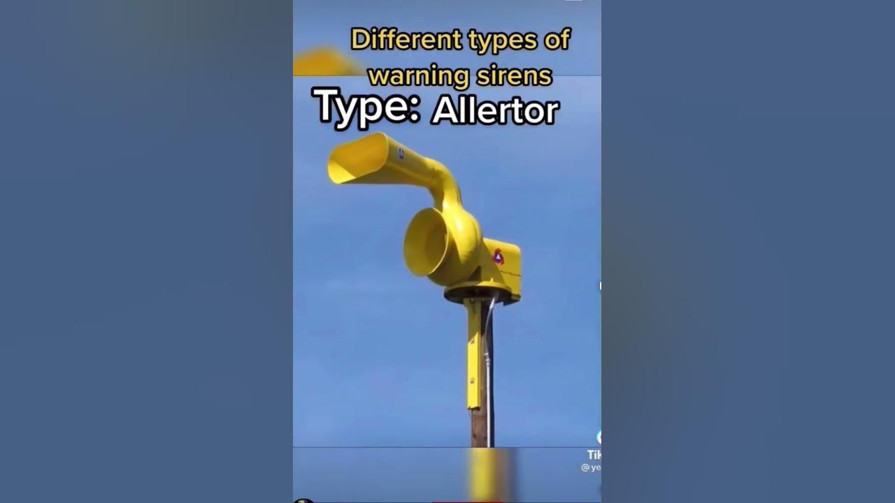 Warning sirens