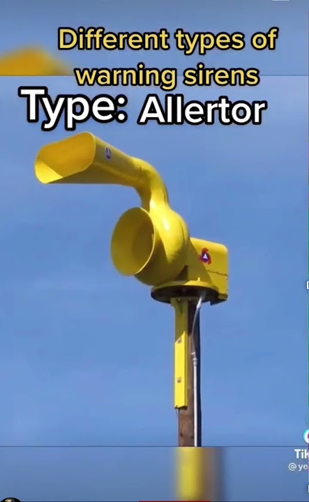Warning sirens