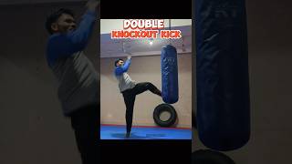 Double knockout kick #short #kick #tutorial #karatecombat #taekwondo #martialarts #kickboxing #yt