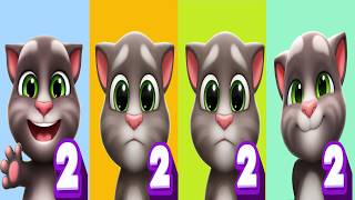 My Talking Tom2 Level 5,10,15,20 Diffrent Sizez Ios Andriod Gameplay 2026